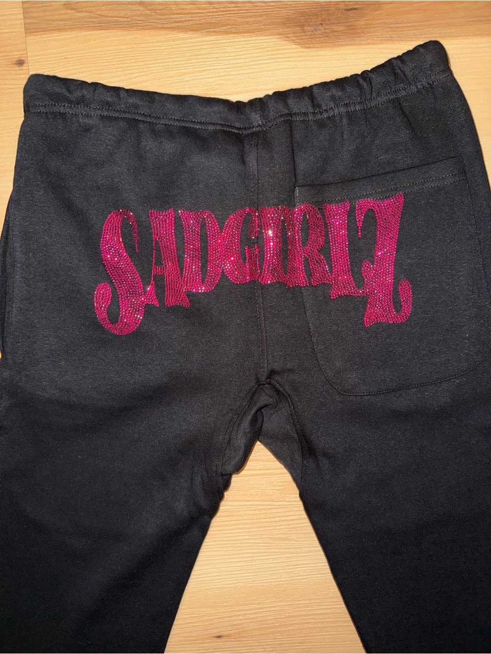 Sadboys Rhinestone Sweatpants - Picture 4 of 4